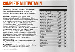 Supplement Club Complete Multivitamin 120 Tablets - Best Before End August 2023 - SAVE 87%