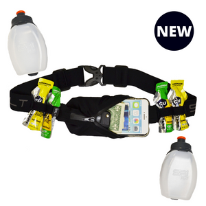 Runner belt top water bottle
