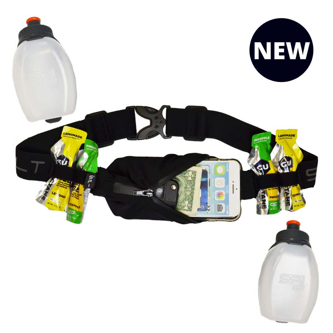 SPIbelt Distance Pro Hydration Running Belt with 2 x 8oz 240ml