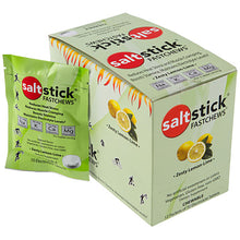 Load image into Gallery viewer, SALTSTICK FASTCHEWS Help Reduce Muscle Cramping and Reduce Heat Stress Lemon Lime
