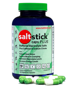 SALTSTICK Caps PLUS with Electrolytes & caffeine to increase energy