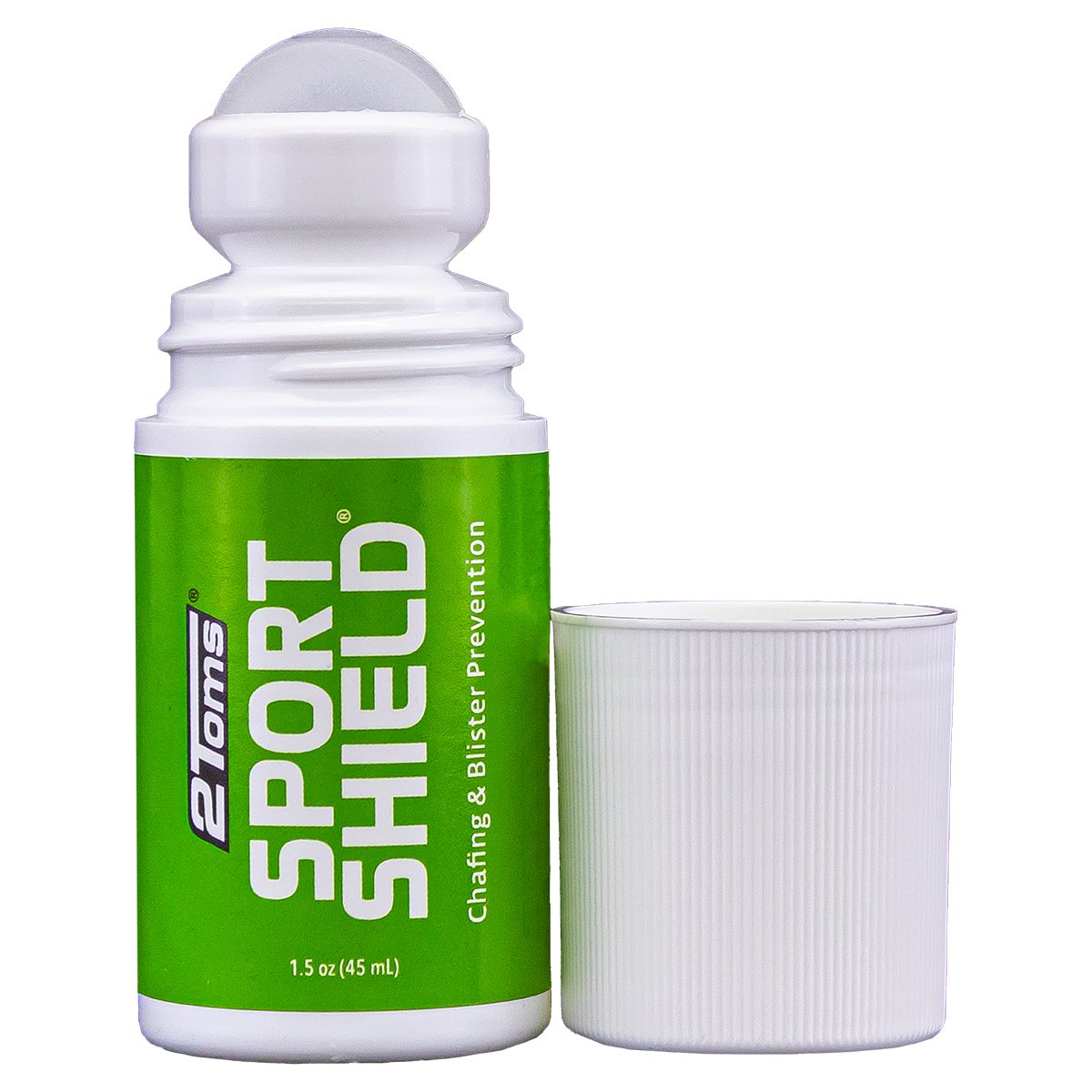 2TOMS SPORTSHIELD 1.5 OZ ROLL-ON ANTI-CHAFE STOPS CHAFING AND BLISTERS ...