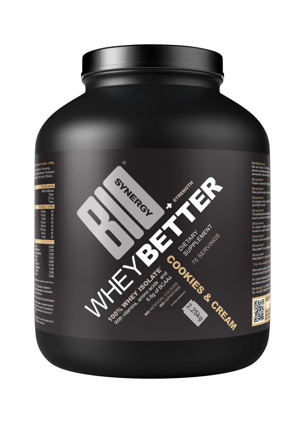 Bio Synergy whey better cookies & cream