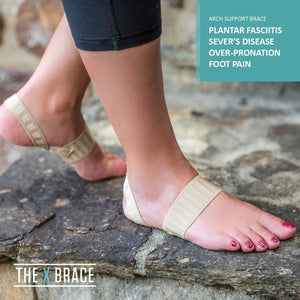 TULI'S® THE X BRACE™ - PAIR - highly effective elastic foot brace