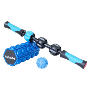 addaday Full Body Kit includes the Footy, Hexi Foam Roller and Type X2 Massage Roller