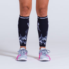 Load image into Gallery viewer, Zeropoint Compression calf sleeves black camo girl
