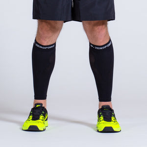 Zeropoint Compression calf sleeves black front
