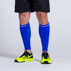Zeropoint Compression calf sleeves blue men