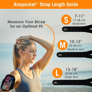 Armpocket strap size