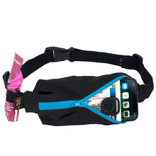 Load image into Gallery viewer, SPIbelt Performance Black with Turquoise zip
